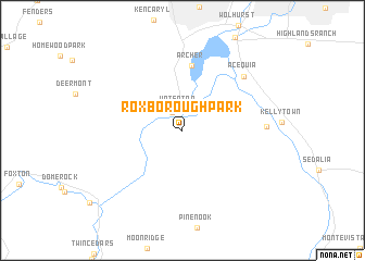 map of Roxborough Park