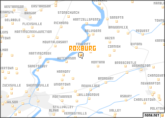 map of Roxburg