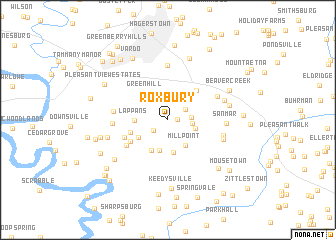 map of Roxbury