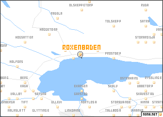 map of Roxenbaden