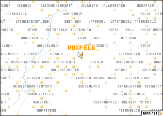 map of Roxfeld