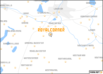map of Royal Corner