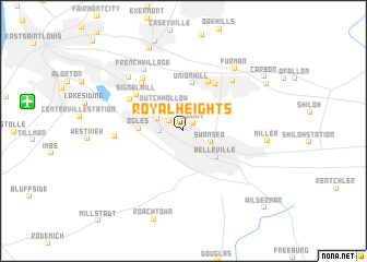 map of Royal Heights