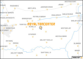 map of Royalton Center