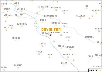 map of Royalton