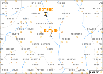 map of Royema