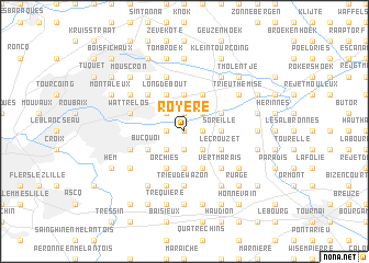 map of Royère