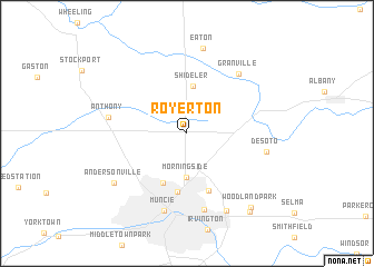map of Royerton