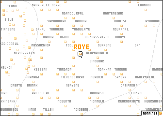 map of Roye