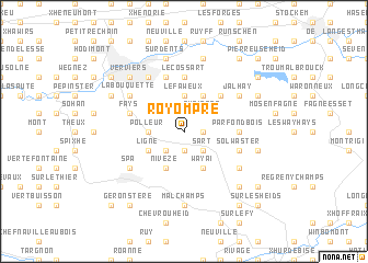 map of Royompré