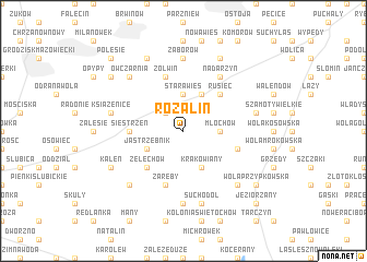 map of Rozalin