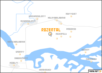 map of Rozental\