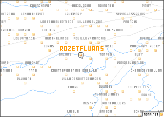 map of Rozet-Fluans