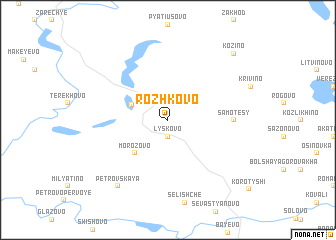 map of Rozhkovo