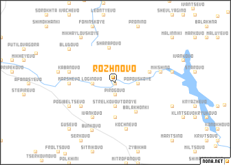 map of Rozhnovo