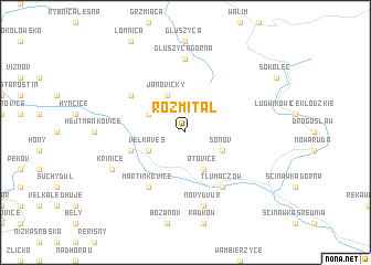 map of Rožmitál