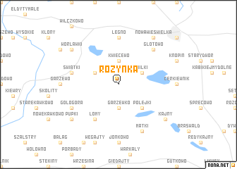 map of Różynka