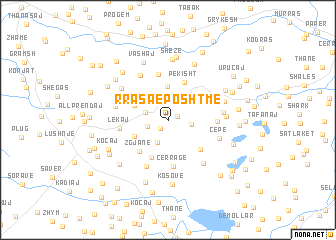map of Rrasa e Poshtme