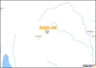 map of Ruanlisa