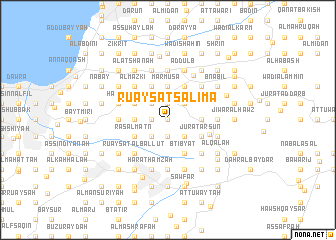 map of Ruʼaysāt Şalīmā