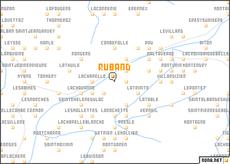 map of Ruband