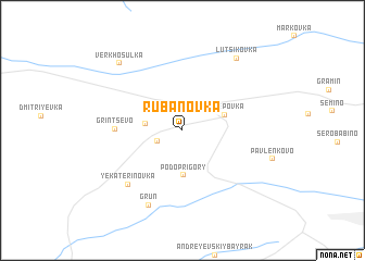 map of Rubanovka