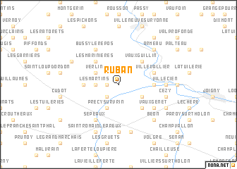 map of Ruban