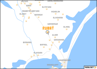 map of Rubāţ