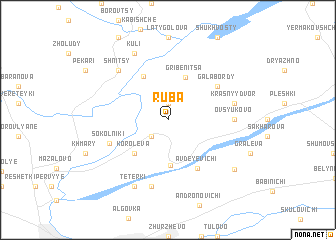 map of Ruba