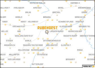 map of Rübehorst