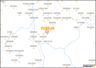 map of Rubeja