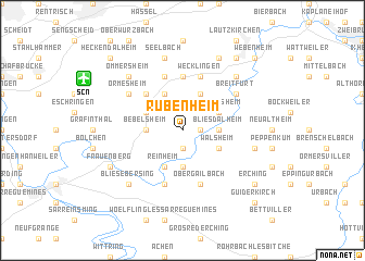 map of Rubenheim