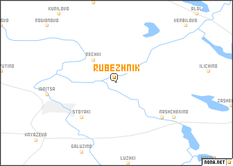 map of Rubezhnik