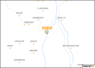 map of Rubim