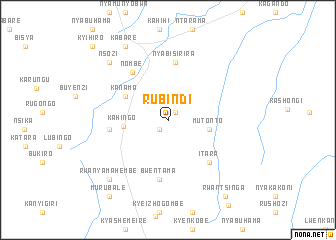 map of Rubindi