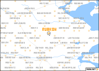 map of Rubkow