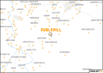 map of Ruble Mill