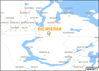 map of Ruciane-Nida