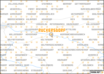 map of Rückersdorf