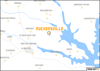 map of Ruckersville