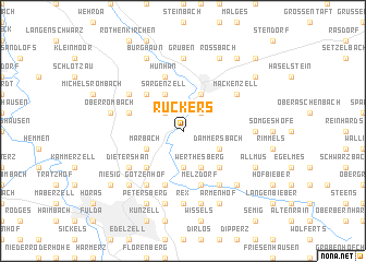 map of Rückers