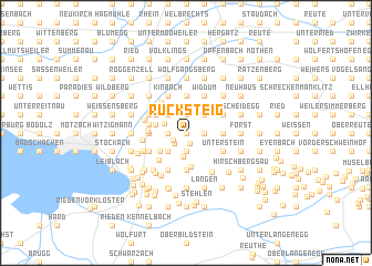 map of Rucksteig