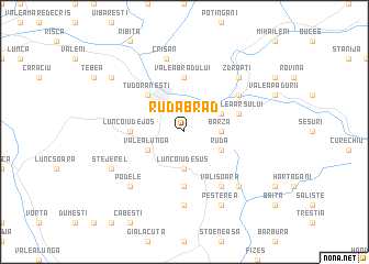 map of Ruda-Brad