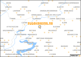 map of Ruda Kameralna