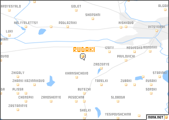 map of Rudaki