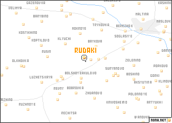map of Rudaki