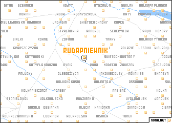 map of Ruda Pniewnik