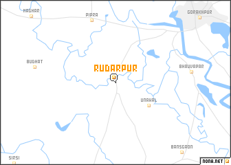 map of Rūdarpur