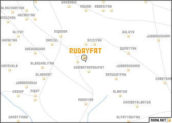 map of Rudayfāt