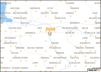 map of Ruda